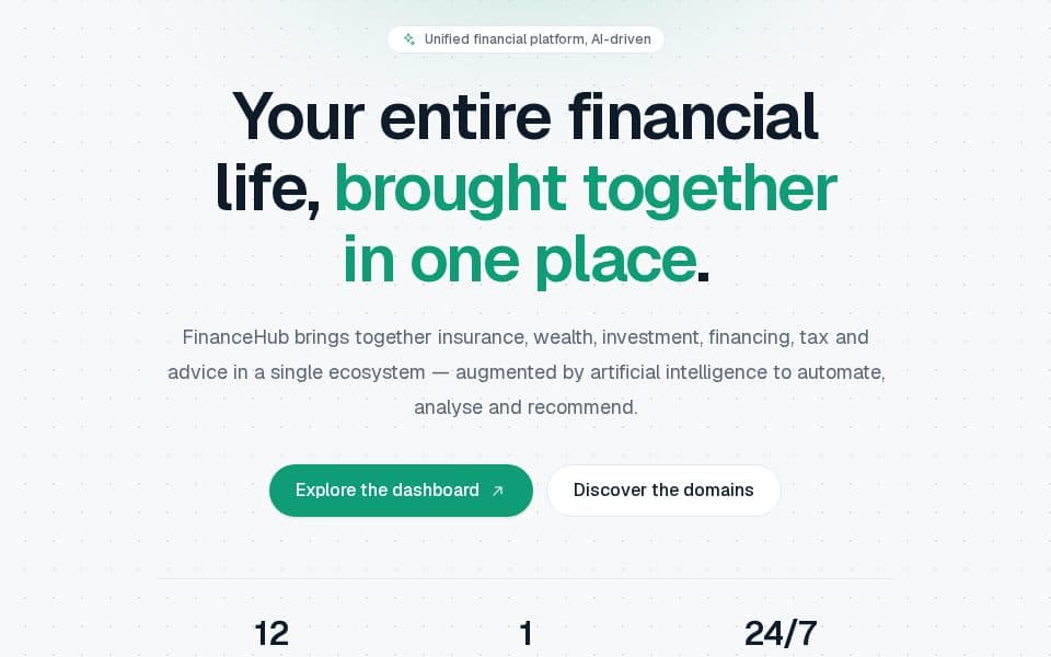 Preview of Finance Hub