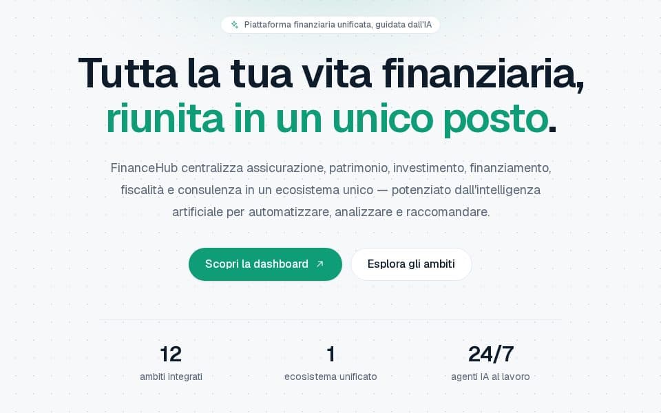 Anteprima di Finance Hub